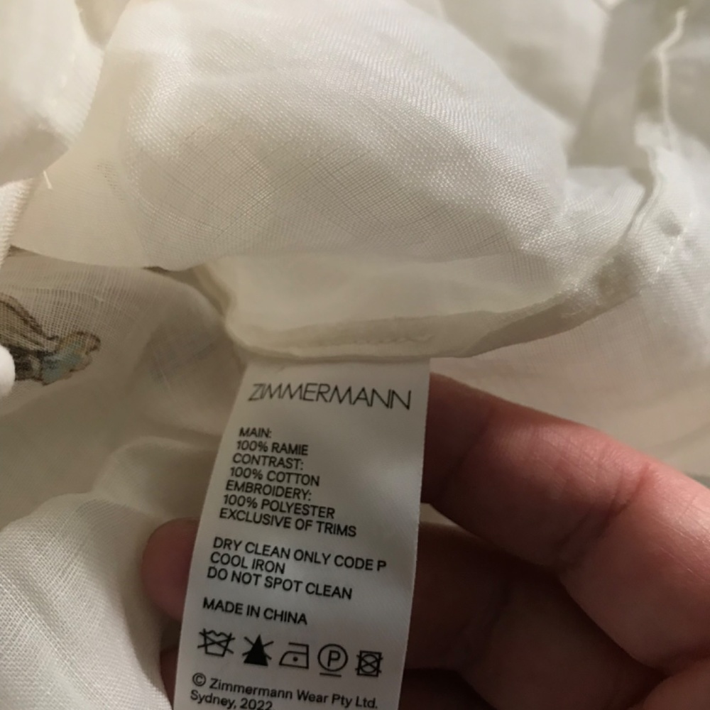 NWOT zimmermann chintz blouse skirt set - Picture 13 of 16